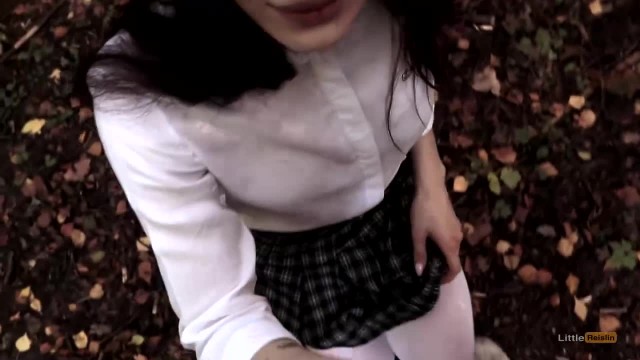 Секс со студенткой на природе - #1